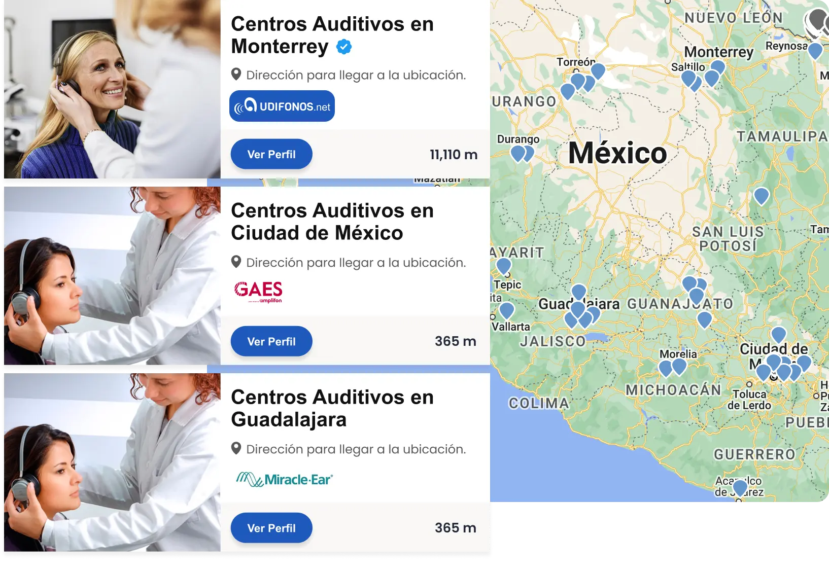 Más de 3,000 centros auditivos dispuestos a ayudarte - México
